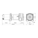 ComeUp hoist winch 362kg gtd800 24v