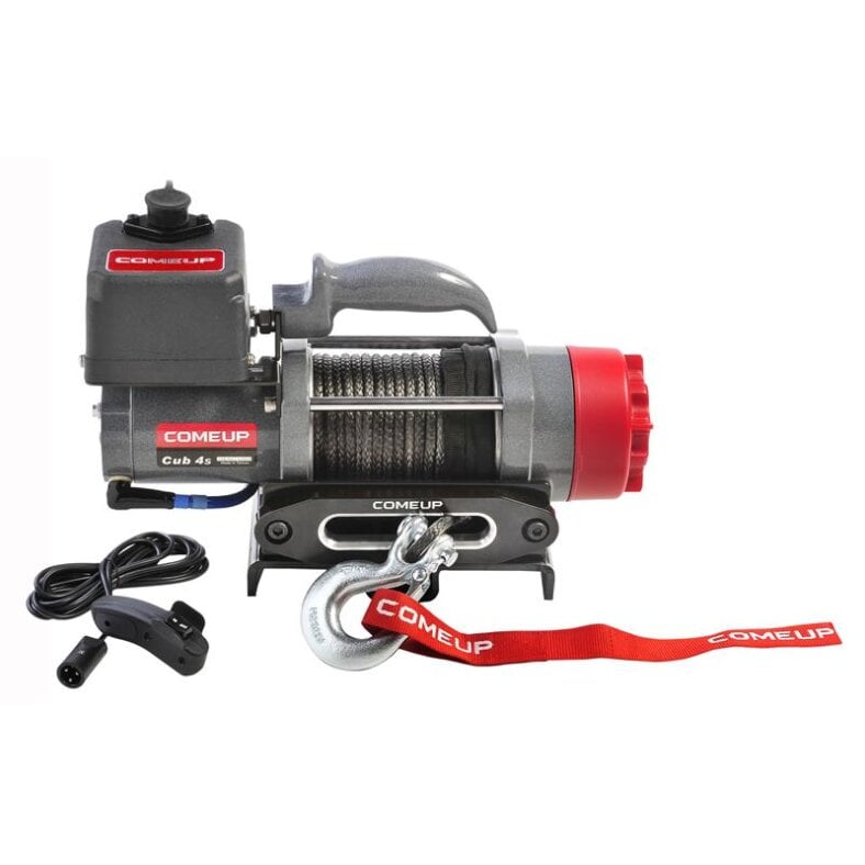 ComeUp 12v Electric Winch 4000lb Cub4 Plastic Rope Carry-On