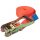 1-piece ratchet lashing strap 50 mm strap width 4000 kg 8 m length
