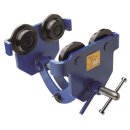 delta blue girder clamp/trolley with manual trolley...