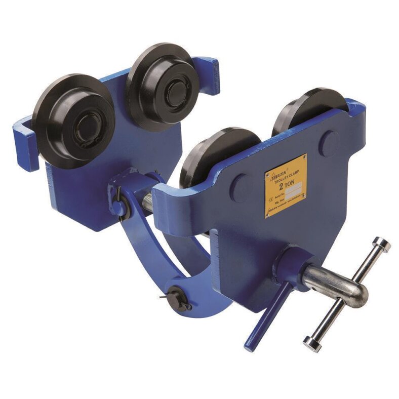 delta blue girder clamp/trolley with manual trolley 2.0 t