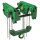 delta green spur gear block and tackle with trolley 1.0t-10.0t