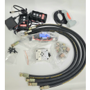 Set hydraulics operation radio+cable 12v