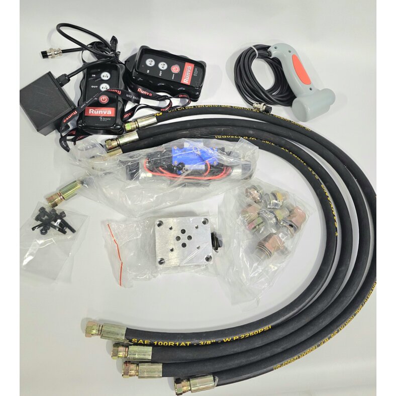 Set Hydraulik Bedienung Funk+Kabel 24V