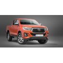 Front guard with fender type 2 Toyota Hilux (2018-) black