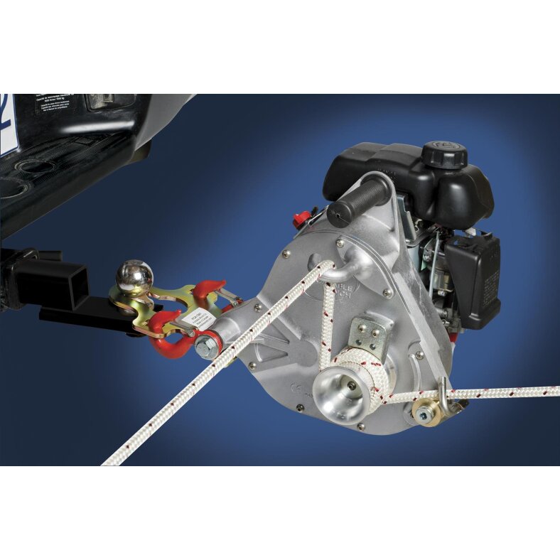 PCW5000 GAS-POWERED PULLING WINCH. MAX. PULLING FORCE: 1000 KG
