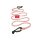 Towing core sheath rope 9t 20mm 5m incl. 2 soft shackles warning flag