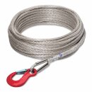 Novoleen Synthetic Winch Rope 9,9 ; Ø 10mm L: 25m silver