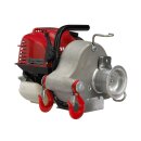 Portable Winch pcw3000 pulling winch with gasoline drive. Max. Pulling power 750 kg.