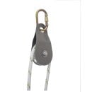 Idler pulley with swivel side cover (made of stainless...