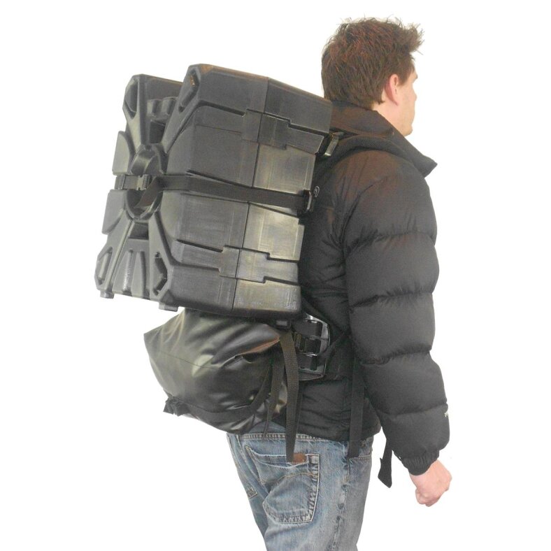 Rucksackgestell, speziell gefertigt für Koffer (PCA-0102) / Seiltasche (PCA-0103) und CARRY ALL BAG (PCA-0105)