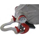 Attachment plate for trailer hitch with ball heads up to 50 mm (2) diameter.