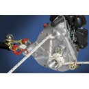 Attachment plate for trailer hitch with ball heads up to 50 mm (2) diameter.