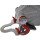 Attachment plate for trailer hitch with ball heads up to 50 mm (2) diameter.