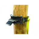 Tree holding plate with ratchet strap 50mm x 3m.