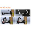 Tree/pole mount with anchor strap 50 mm x 3 m. Use with pca-1268 or pca-1264.