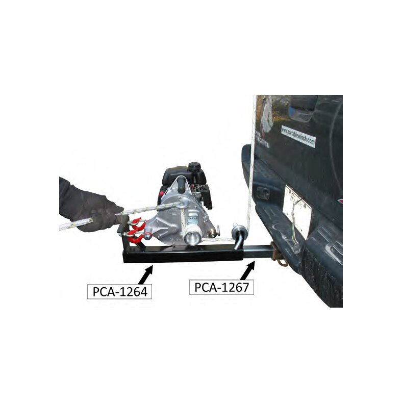 Sttzvorrichtung fr vertikales Ziehen. Verwendung mit PCA-1263, PCA-1266 oder PCA-1267.