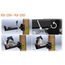 Stützvorrichtung für vertikales Ziehen. Verwendung mit PCA-1263, PCA-1266 oder PCA-1267.