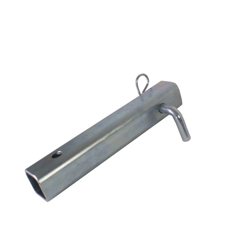 Square tube 50 mm (2) with bent pin. Use with pca-1264 or pca-1268.