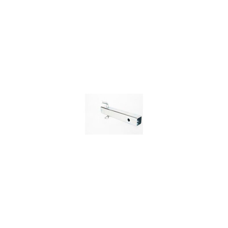 Vierkantrohr 2 x 18 (50,8 x 457,2mm) mit gebogenem Stift