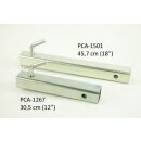 Square tube 2" x 18" (50.8 x 457.2mm) with bent...