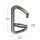 Steel locking carabiner. - Minimum breaking load : 70 kN. ce - certified