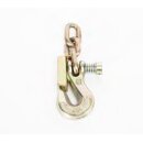 Parallel hook 7 mm with safety latch and 3 chain links. - Limit load : 2040 kg.