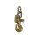 Parallel hook 7 mm with safety latch and 3 chain links. - Limit load : 2040 kg.