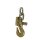 Parallel hook 7 mm with safety latch and 3 chain links. - Limit load : 2040 kg.