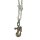 Parallel hook 7 mm with safety latch and 3 chain links. - Limit load : 2040 kg.