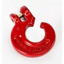 C-hook for chain with 6 to 7 mm diameter. - Limit load : 20 kN