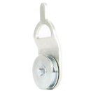 Self-releasing pulley. 1 roller with 100 mm diameter. (Can be used with pca-1291). Limit load 20kN (4400lb)