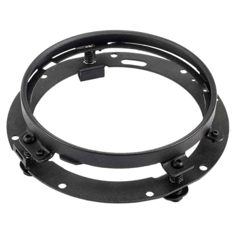 7 Zoll LED Scheinwerfer Adapter Kit Black