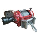 Hydraulics industrial winch short drum 3.6t en14492:1