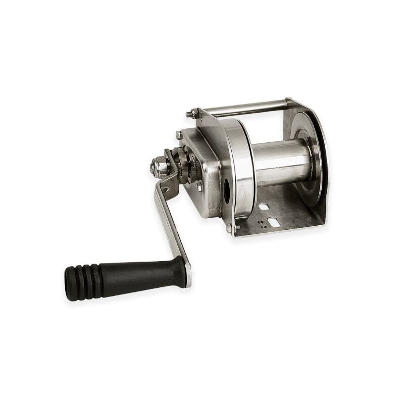 TEC AF Selbstbremsende Hubseilwinde mit Getriebeabdeckung Edelstahl GS_geprüft 190-900kg