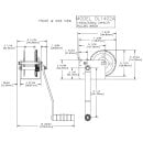 tec dl hand rope winch input ratchet winch without automatic brake 636 kg