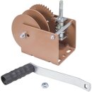 tec worm gear winch without automatic brake 900 kg Split drum