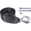 Winch strap 2t with hook for tec hand winch