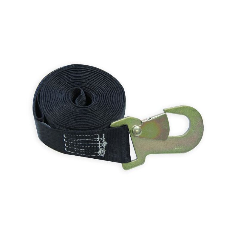 Winch strap 2t with hook for tec hand winch 50 mm 3.4 m