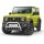 Front guard with grill Suzuki Jimny (2018-) polished