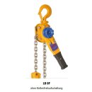 Without" chain freewheel option for lb lever hoist
