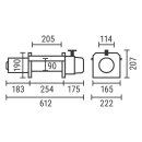 ComeUp Seilwinde RHINO 8, 3,6t 12V EN 14492-1