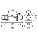 ComeUp Seilwinde RHINO 12, 5,1t 12V EN 14492-1