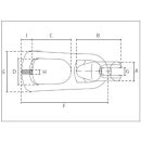 delta ball head concrete anchor 1.00 t - 20.00 t