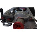 docma capstan winch, forestry rope winch, motor winch vf105 Red Iron 2100 kg tractive force plastic rope10mm x 100m