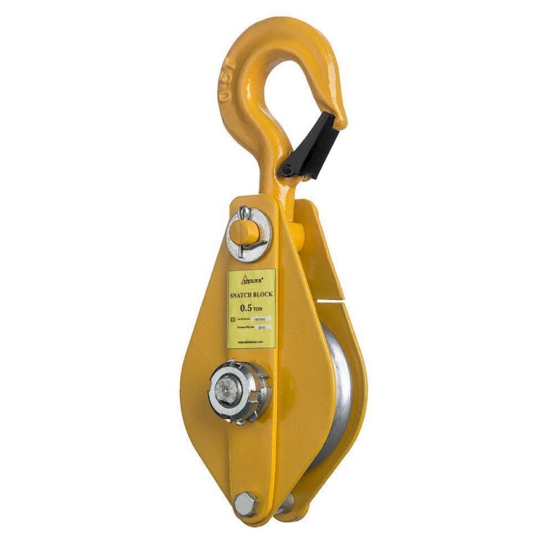 DELTA Klappbare-Umlenkrolle mit Haken - 0,5t
