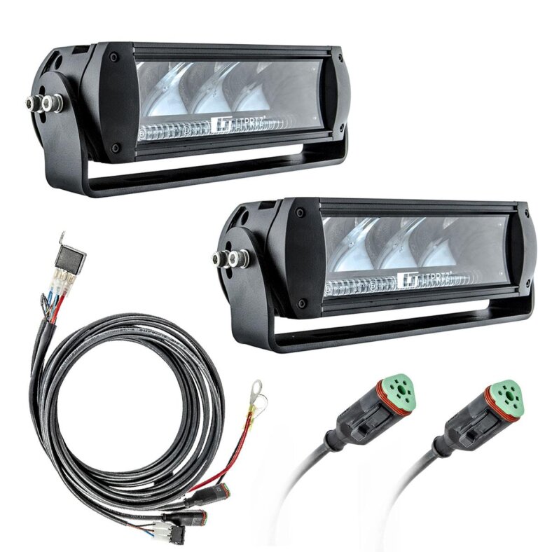2x Lightpartz LED Driving Light + Position Light ECE