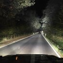 2x LED Zusatz Fernscheinwerfer + Standlicht E-Prüfzeichen