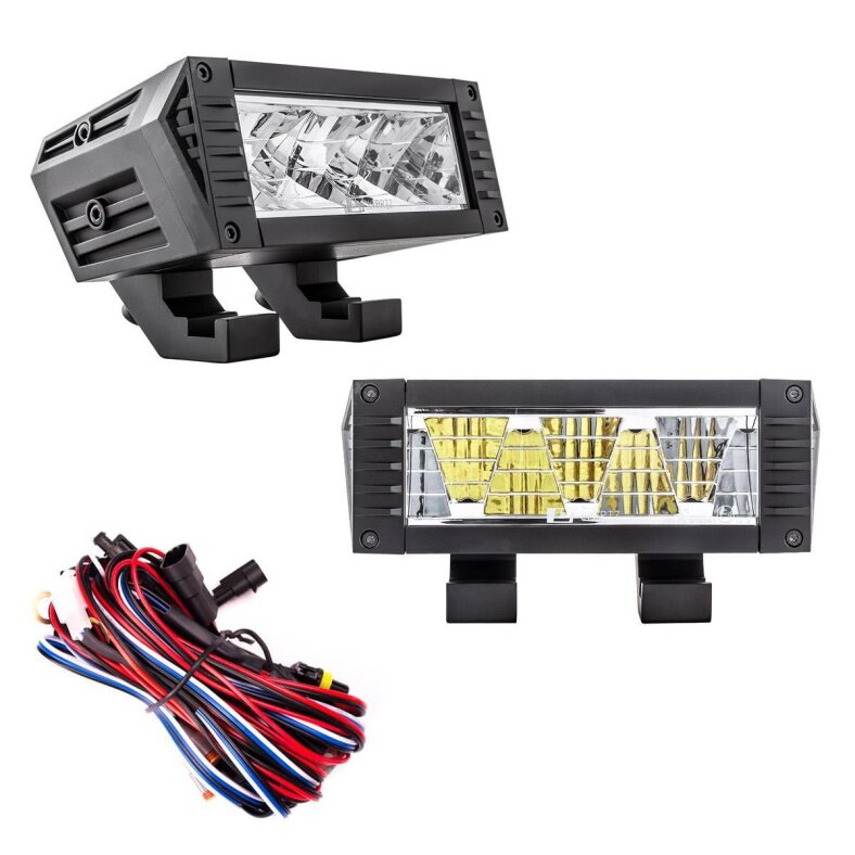 2x Lightpartz Prime-X 7 LED Onroad Driving Lightbar ECE