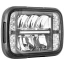2x snow plow led headlights with turn signals